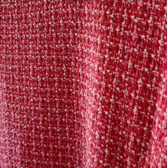 Anne Carson S Barbiecore Elle Woods Dainty Preppy Boucle Silk Tweed Blazer - Picture 11 of 13